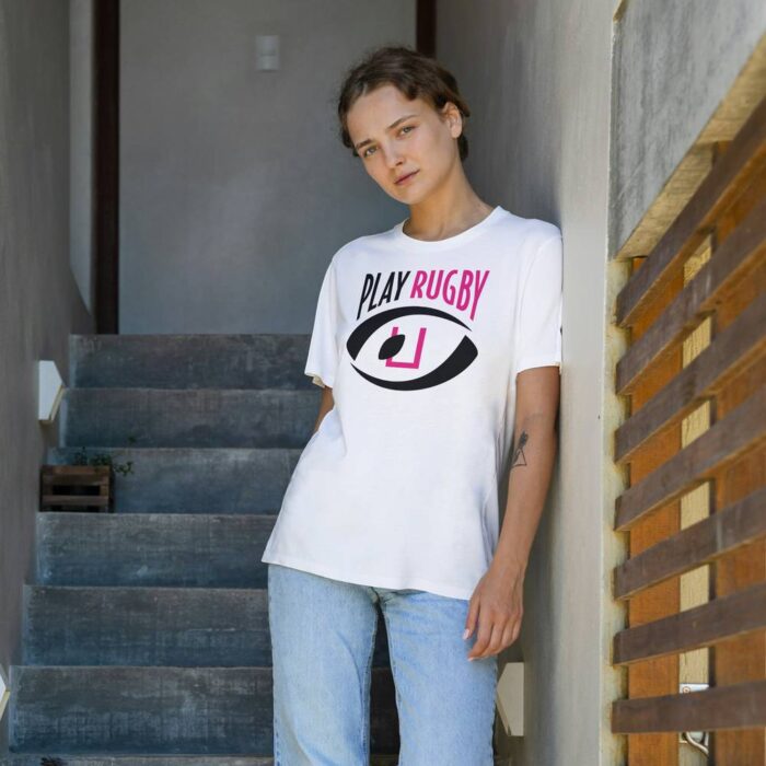T-Shirt - Play rugby design – Image 3