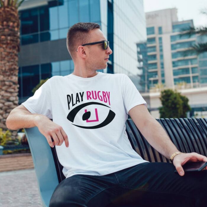 T-Shirt - Play rugby design – Image 2