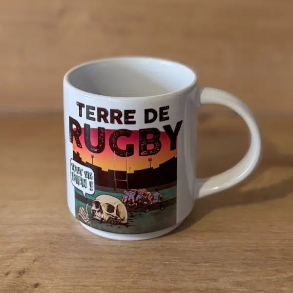 Mugs céramique empilables Terre de rugby
