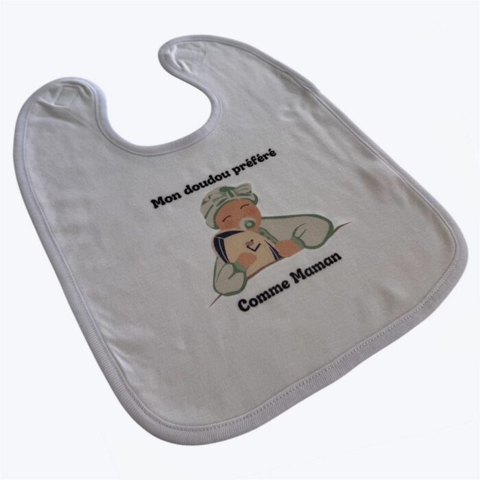 Bavoir personnalisable bébé terre de rugby – Image 8